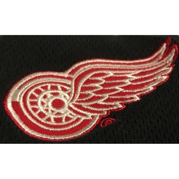 Vtg Detroit Red Wings Lee Sport Sweatshirt XL Black Red NHL Hockey - Picture 4 of 8